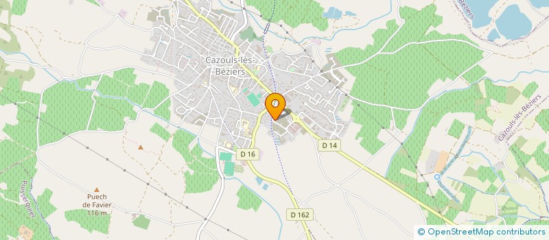 localisation de l'entreprise MADAME AURORE SCHORTZ  CAZOULS-LES-BEZIERS