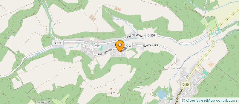 localisation de l'entreprise MADAME AURORE SCHWINDLING  CREUTZWALD