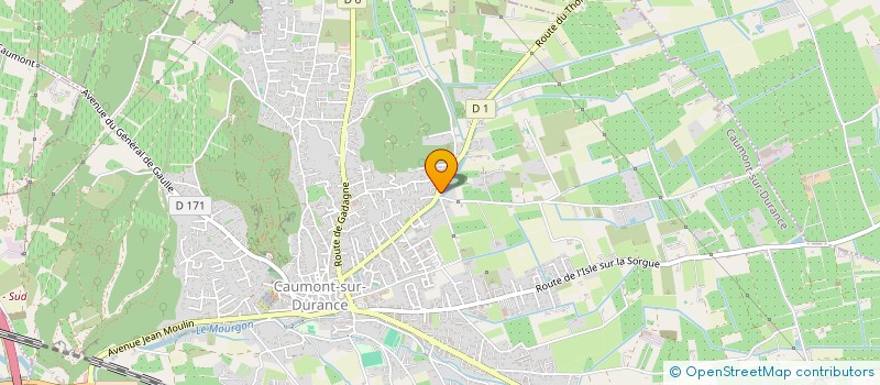 localisation de l'entreprise MADAME AURORE SEVERAN  CAUMONT-SUR-DURANCE