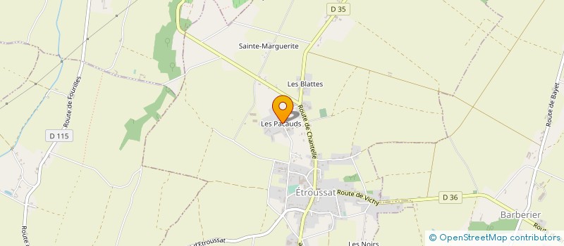 localisation de l'entreprise MADAME AURORE SIMONS  ETROUSSAT