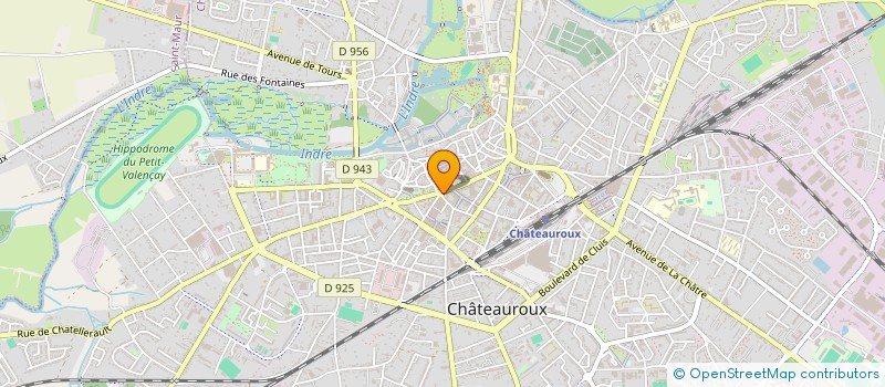 localisation de l'entreprise MADAME AURORE SINET à CHATEAUROUX