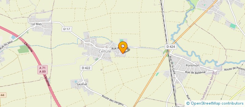 localisation de l'entreprise MADAME AURORE SOBAN  CHAMBARON SUR MORGE