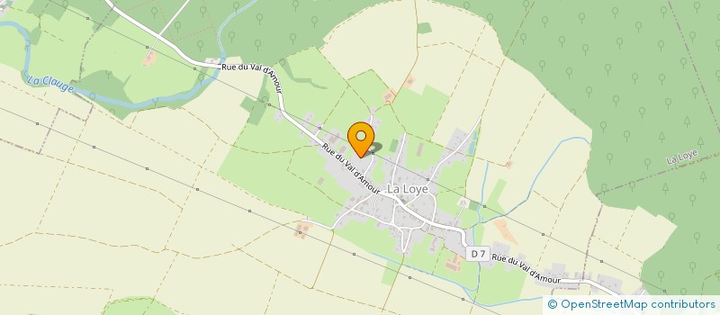 localisation de l'entreprise MADAME AURORE SORGATO  LA LOYE