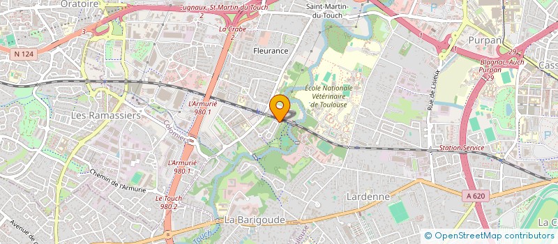 localisation de l'entreprise MADAME AURORE SOUBIRAN à TOULOUSE