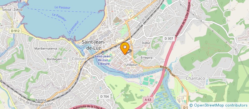 localisation de l'entreprise MADAME AURORE SOUDIEUX à SAINT-JEAN-DE-LUZ