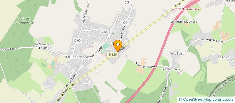 localisation de l'entreprise MADAME AURORE SOUPRAYENPOULLE PERY NAYAGOM  QUINCAMPOIX