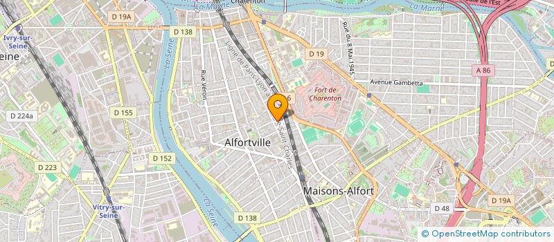 localisation de l'entreprise MADAME AURORE SOUVANNA PHOUMA  ALFORTVILLE