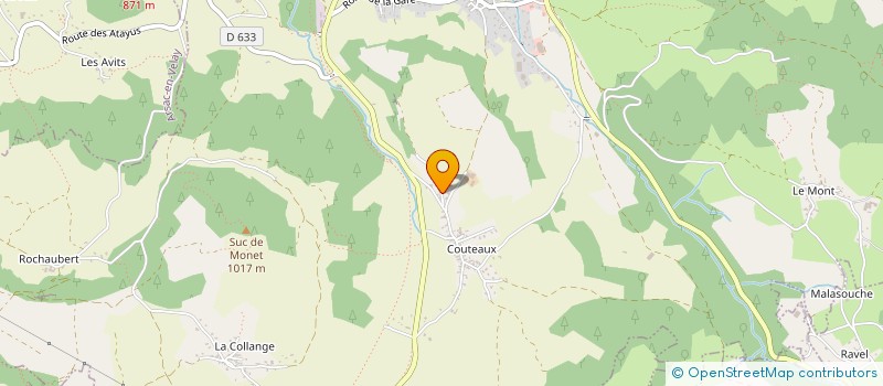 localisation de l'entreprise MADAME AURORE SPECQ  BRIVES-CHARENSAC