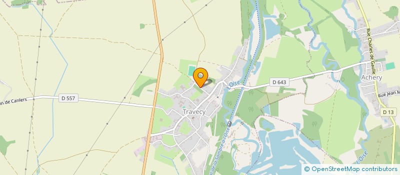 localisation de l'entreprise MADAME AURORE STREZELECKI  TRAVECY