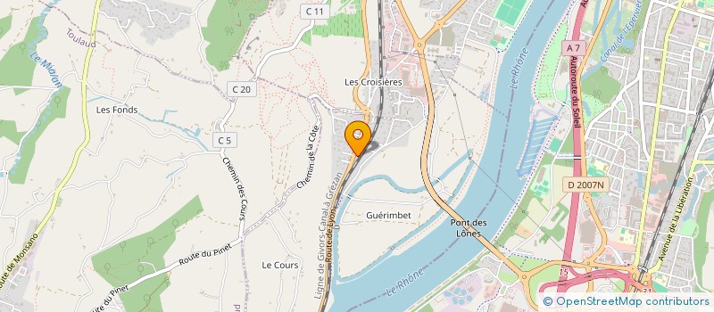 localisation de l'entreprise MADAME AURORE SUAREZ  SOYONS