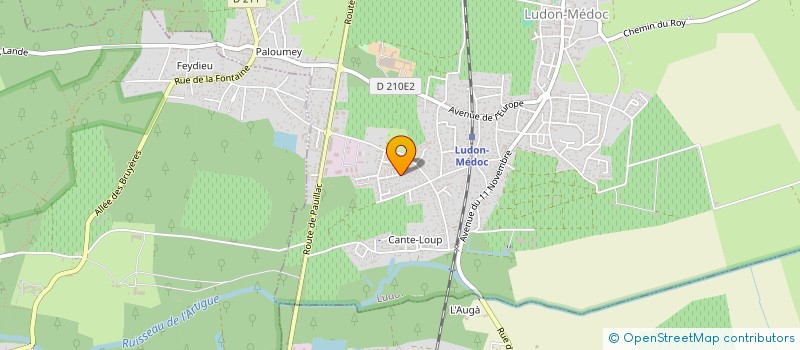 localisation de l'entreprise MADAME AURORE SZEVO  LUDON-MEDOC
