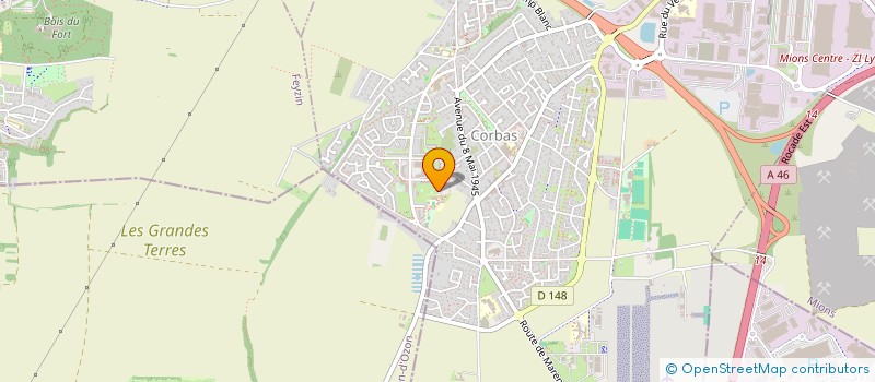 localisation de l'entreprise MADAME AURORE TANGOA à CORBAS