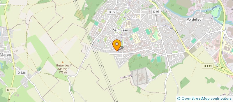 localisation de l'entreprise MADAME AURORE TANGUY  BEAUVAIS