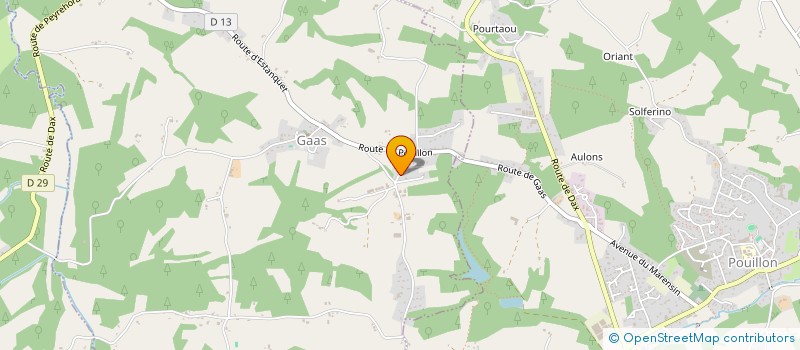 localisation de l'entreprise MADAME AURORE TASTET  GAAS