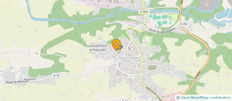 localisation de l'entreprise MADAME AURORE TAUZIN à SAINT-SEVER