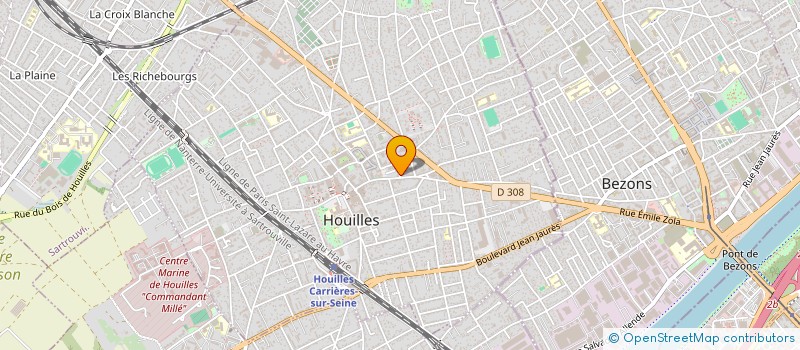 localisation de l'entreprise MADAME AURORE TEBOUL  HOUILLES