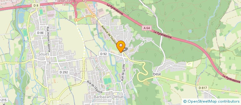 localisation de l'entreprise MADAME AURORE TESSIER  BARBAZAN-DEBAT