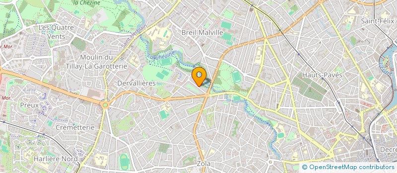 localisation de l'entreprise MADAME AURORE TESTART à NANTES