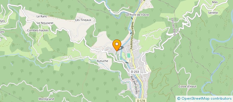 localisation de l'entreprise MADAME AURORE TEYSSIER DELPUECH à VALS-LES-BAINS