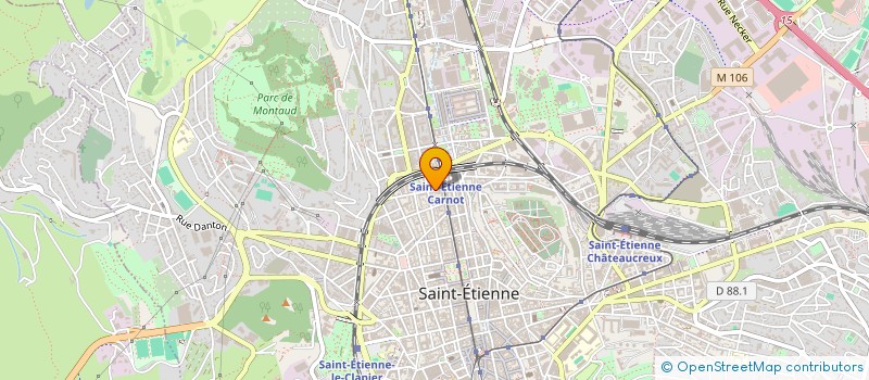 localisation de l'entreprise MADAME AURORE THERME  SAINT-ETIENNE