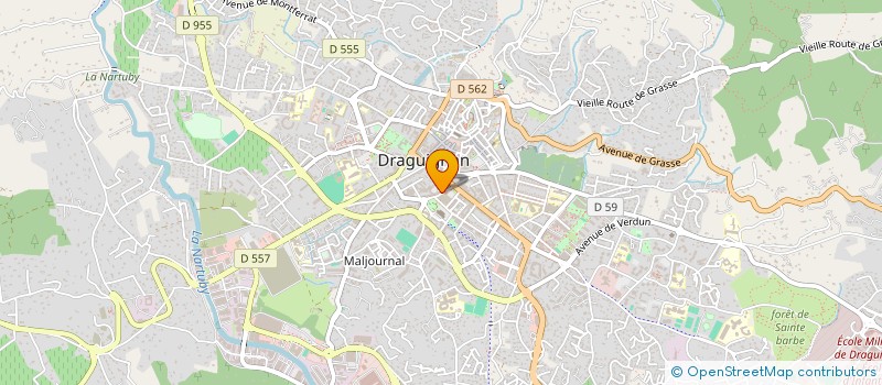 localisation de l'entreprise MADAME AURORE THIRY à DRAGUIGNAN