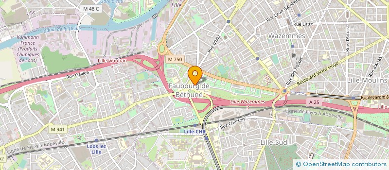 localisation de l'entreprise MADAME AURORE THOUMIEUX à LILLE