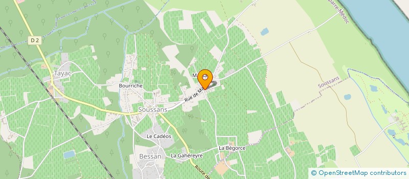localisation de l'entreprise MADAME AURORE THOURET à CHEPNIERS