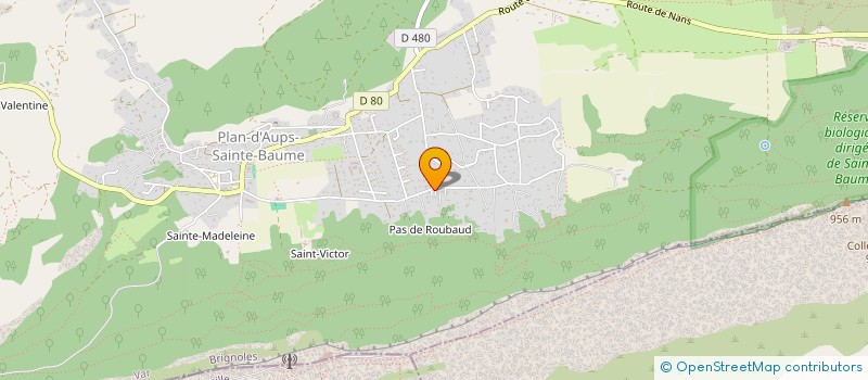 localisation de l'entreprise MADAME AURORE TIEDREZ  PLAN-D'AUPS-SAINTE-BAUME