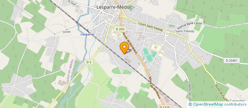 localisation de l'entreprise MADAME AURORE TITE  LESPARRE-MEDOC