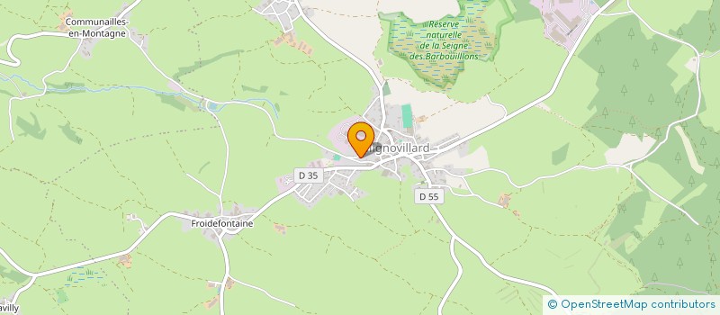 localisation de l'entreprise MADAME AURORE TRIVELLIN  MIGNOVILLARD