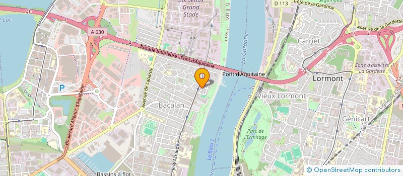 localisation de l'entreprise MADAME AURORE TROALEN  BORDEAUX