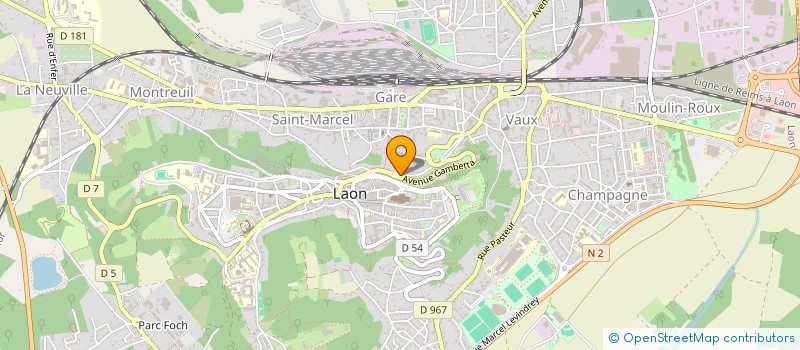 localisation de l'entreprise MADAME AURORE TURQUIN à LAON