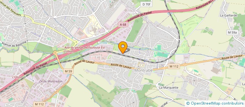 localisation de l'entreprise MADAME AURORE URBANO  MONTRABE