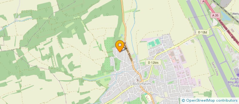 localisation de l'entreprise MADAME AURORE VAGNER  BLOTZHEIM