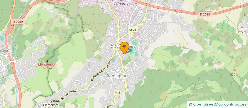 localisation de l'entreprise MADAME AURORE VALENTIN  ROMAGNAT