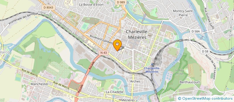 localisation de l'entreprise MADAME AURORE VANBRABANT à CHARLEVILLE-MEZIERES