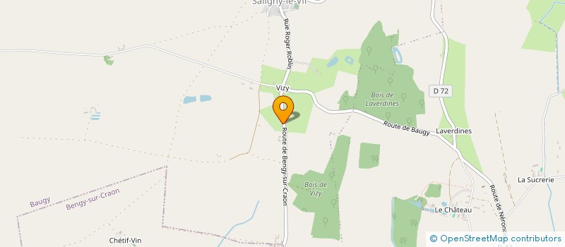 localisation de l'entreprise MADAME AURORE VANNIER  BAUGY