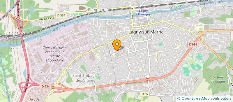 localisation de l'entreprise MADAME AURORE VARSOVIE  LAGNY-SUR-MARNE