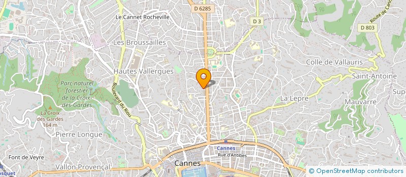 localisation de l'entreprise MADAME AURORE VASSALLO à CANNES