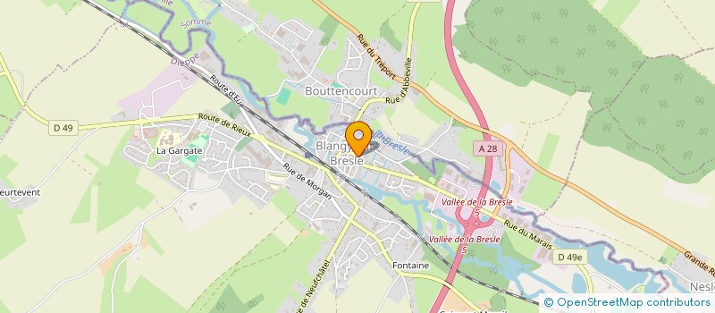 localisation de l'entreprise MADAME AURORE VASSEUR  BLANGY-SUR-BRESLE