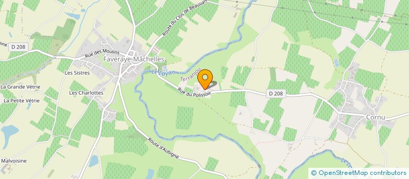 localisation de l'entreprise MADAME AURORE VASSEUR  TERRANJOU