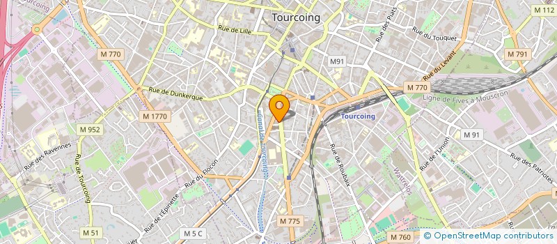 localisation de l'entreprise MADAME AURORE VERHAEGEN  TOURCOING