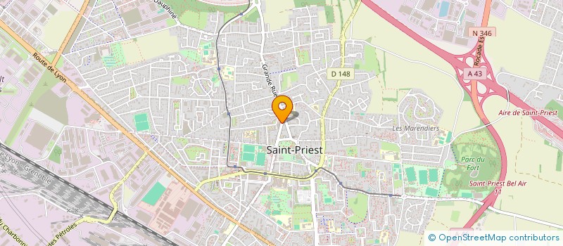 localisation de l'entreprise MADAME AURORE VICENTE  SAINT-PRIEST