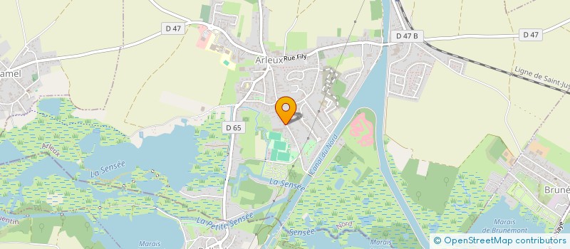 localisation de l'entreprise MADAME AURORE VICOGNE  ARLEUX