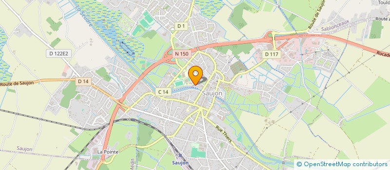 localisation de l'entreprise MADAME AURORE VIGNEAUD  SAUJON