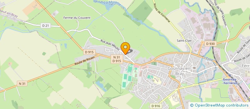 localisation de l'entreprise MADAME AURORE VIGNERON  GOURNAY-EN-BRAY