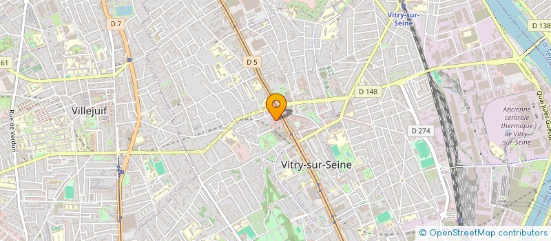 localisation de l'entreprise MADAME AURORE VOET à VITRY-SUR-SEINE