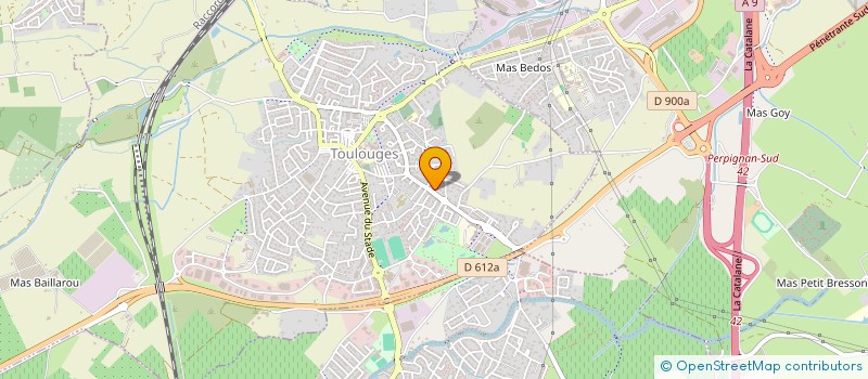 localisation de l'entreprise MADAME AURORE WAGENER  TOULOUGES