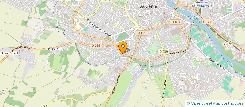 localisation de l'entreprise MADAME AURORE WAIT à AUXERRE