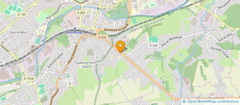 localisation de l'entreprise MADAME AURORE WAROQUIER  ROUSIES